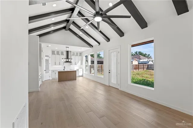 a view interior of a house and wooden floor