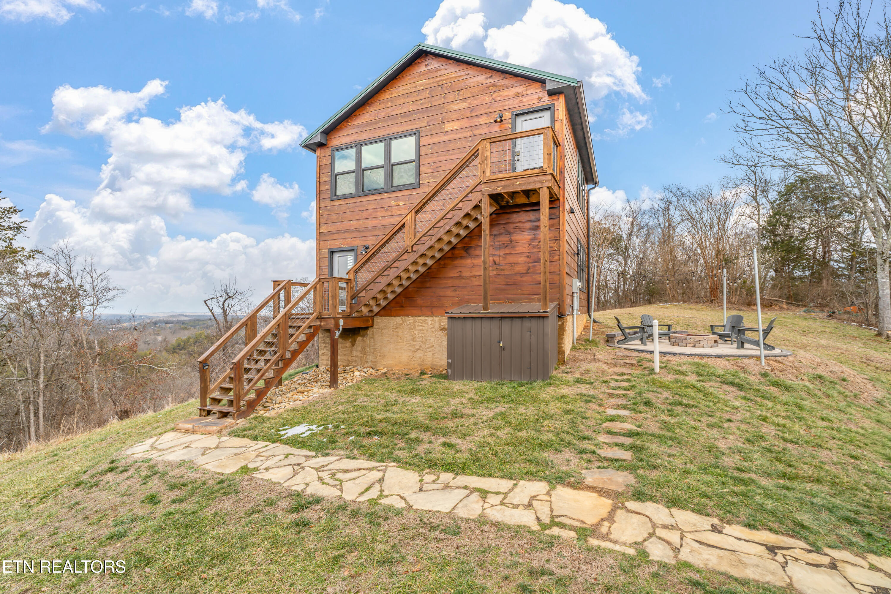 2138 Kerr Road Sevierville, TN 37876 - Photo 45 of 50 Stairs to enter Pool and Game Areas