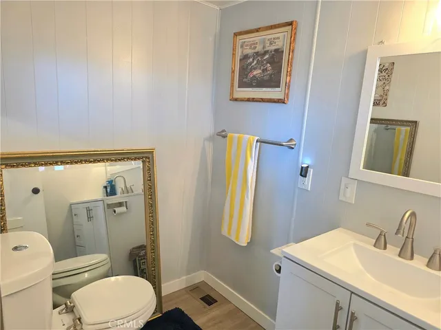 a storage room with washer and dryer