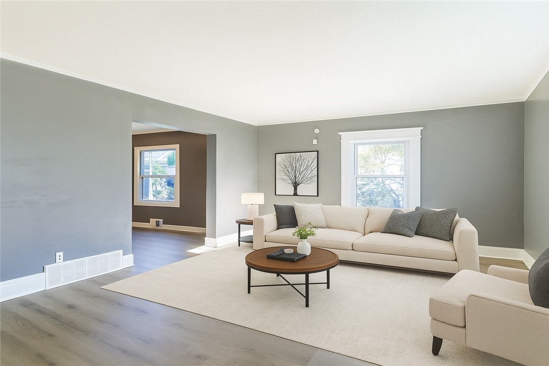 223 Cummings Street Rochester, NY 14609 - Photo 3 of 22 virtually staged living room