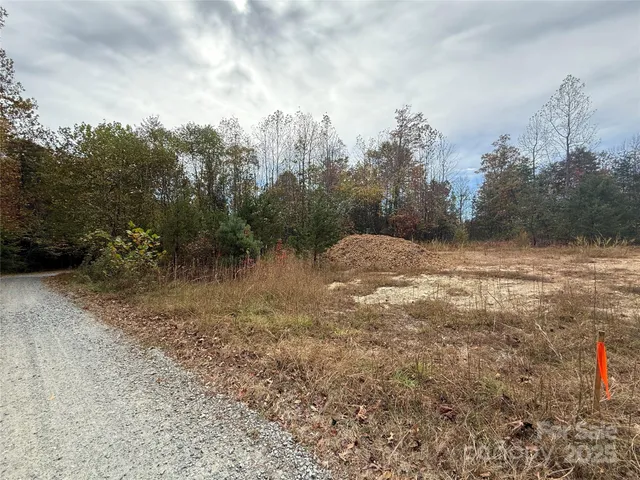 a view of mountain view with trees in the background