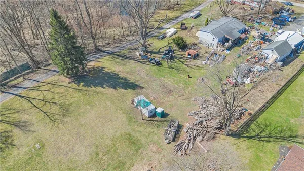 a view of outdoor space with garden
