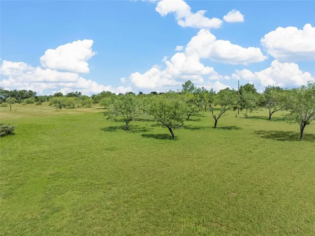 a view of lake with lots of green space