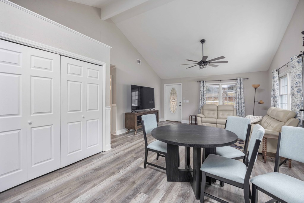 6703 Aldora Drive Columbus, GA 31907 - Photo 16 of 25 a view of a dining room with furniture and wooden floor