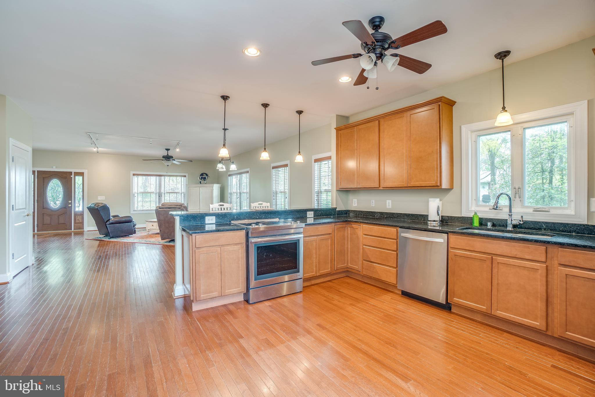 3611 Red Rose Farm Road Baltimore, MD 21220 - Photo 6 of 37 Kitchen opens to dining and living area