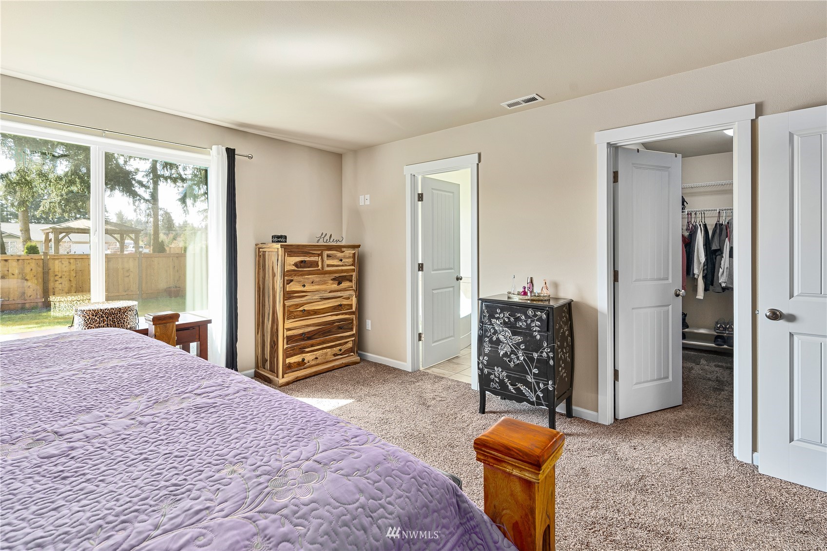 9249 179th Trail Southwest Rochester, WA 98579 - Photo 17 of 40 a bedroom with a bed and furniture