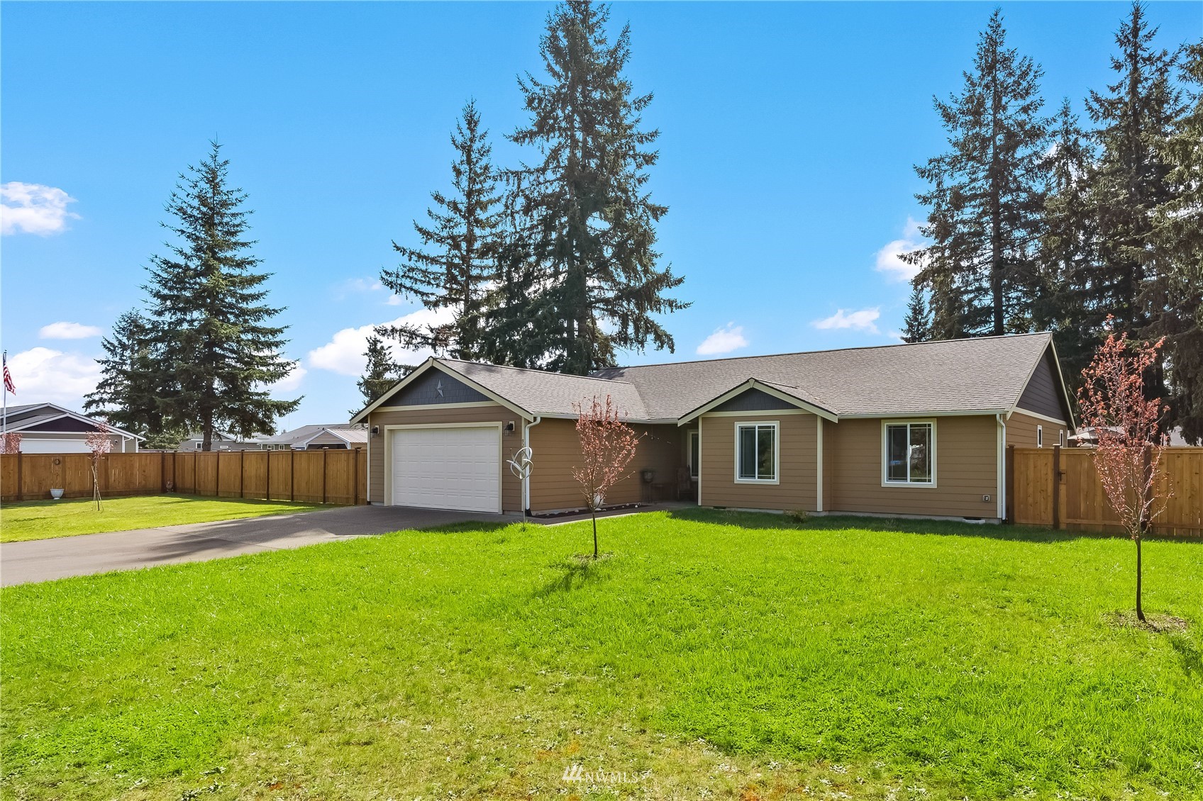 9249 179th Trail Southwest Rochester, WA 98579 - Photo 25 of 40 a view of a yard in front of house