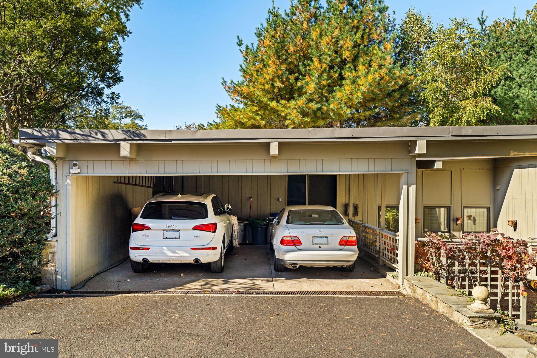 809 Church Road Wyncote, PA 19095 - Photo 20 of 20 Charming carport nestled among greenery.