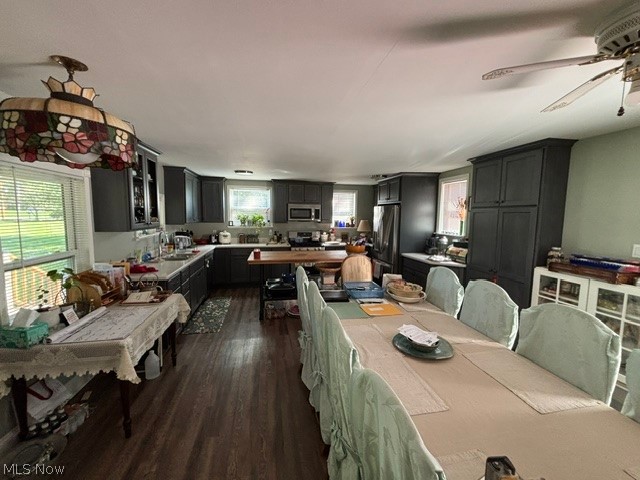 10060 Broadview Road Broadview Heights, OH 44147 - Photo 7 of 32 27x16 with beautiful cabinets and countertops and stainless steel appliances - kitchen table available for separate purchase