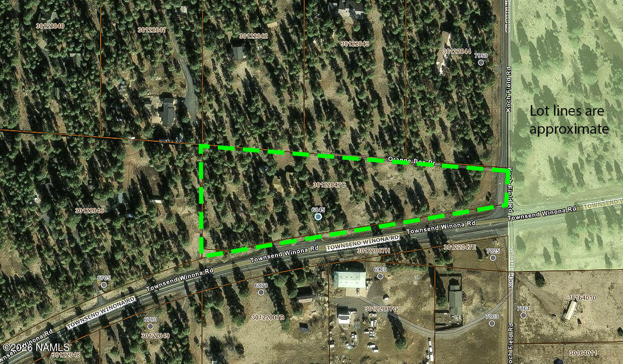 6845 Townsend-Winona Road Flagstaff, AZ 86004 - Photo 43 of 46 Lot Lines