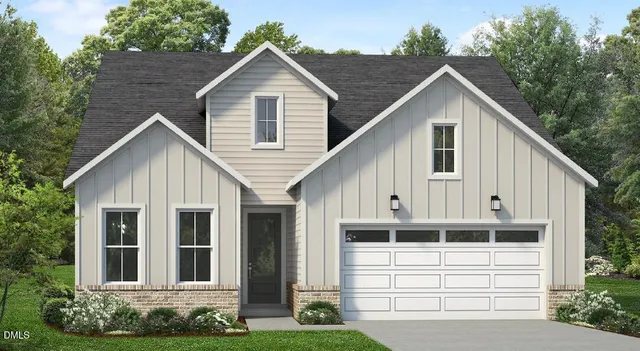 a view of a white house