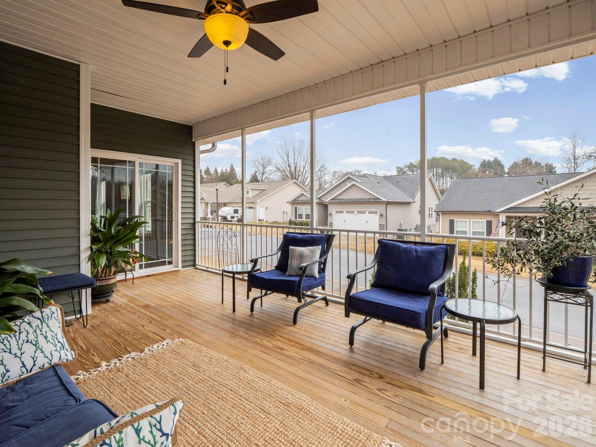 614 Downing Way Landrum, SC 29356 - Photo 34 of 46 a living room with furniture and a large window