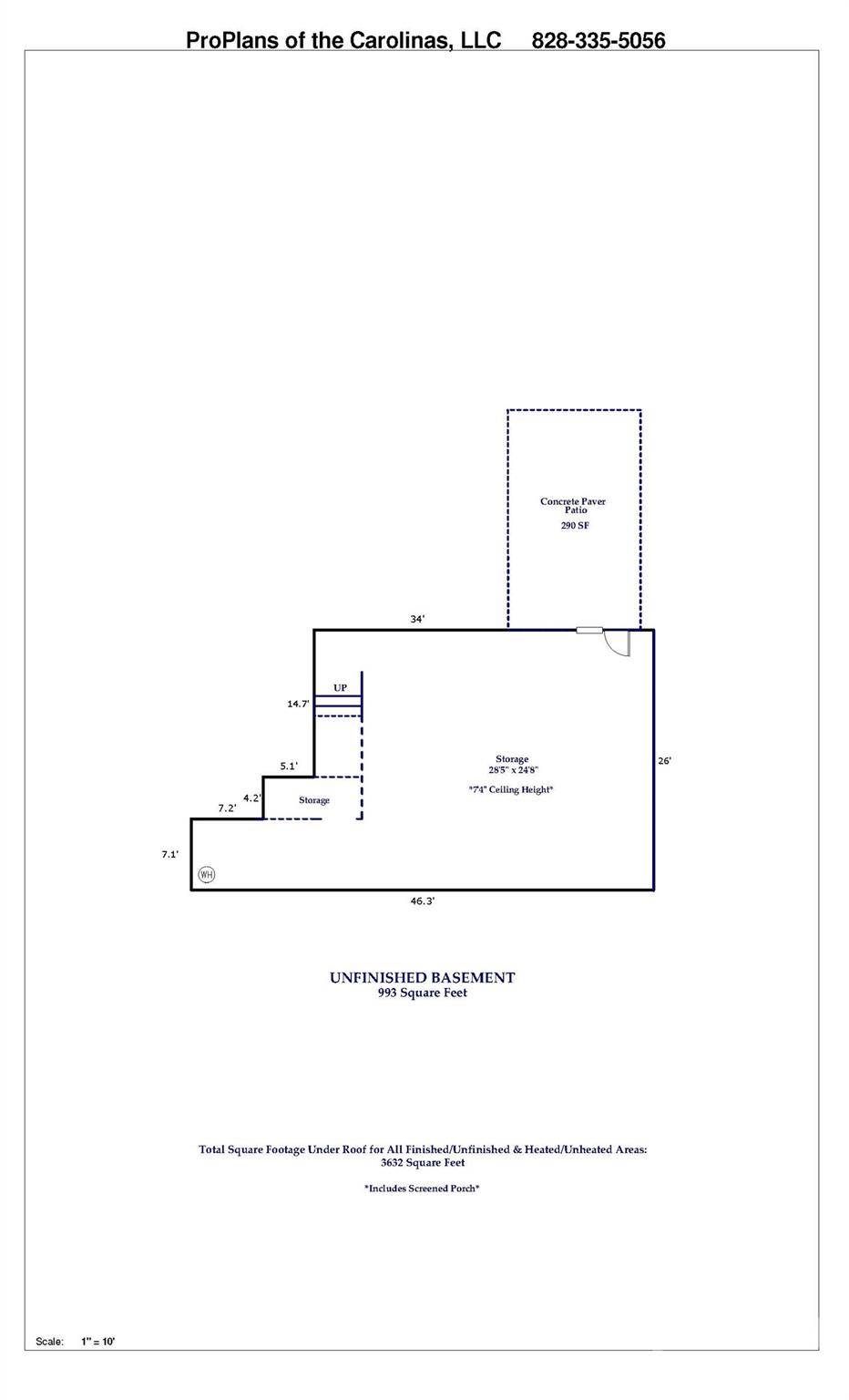 614 Downing Way Landrum, SC 29356 - Photo 44 of 46 a picture of floor plan
