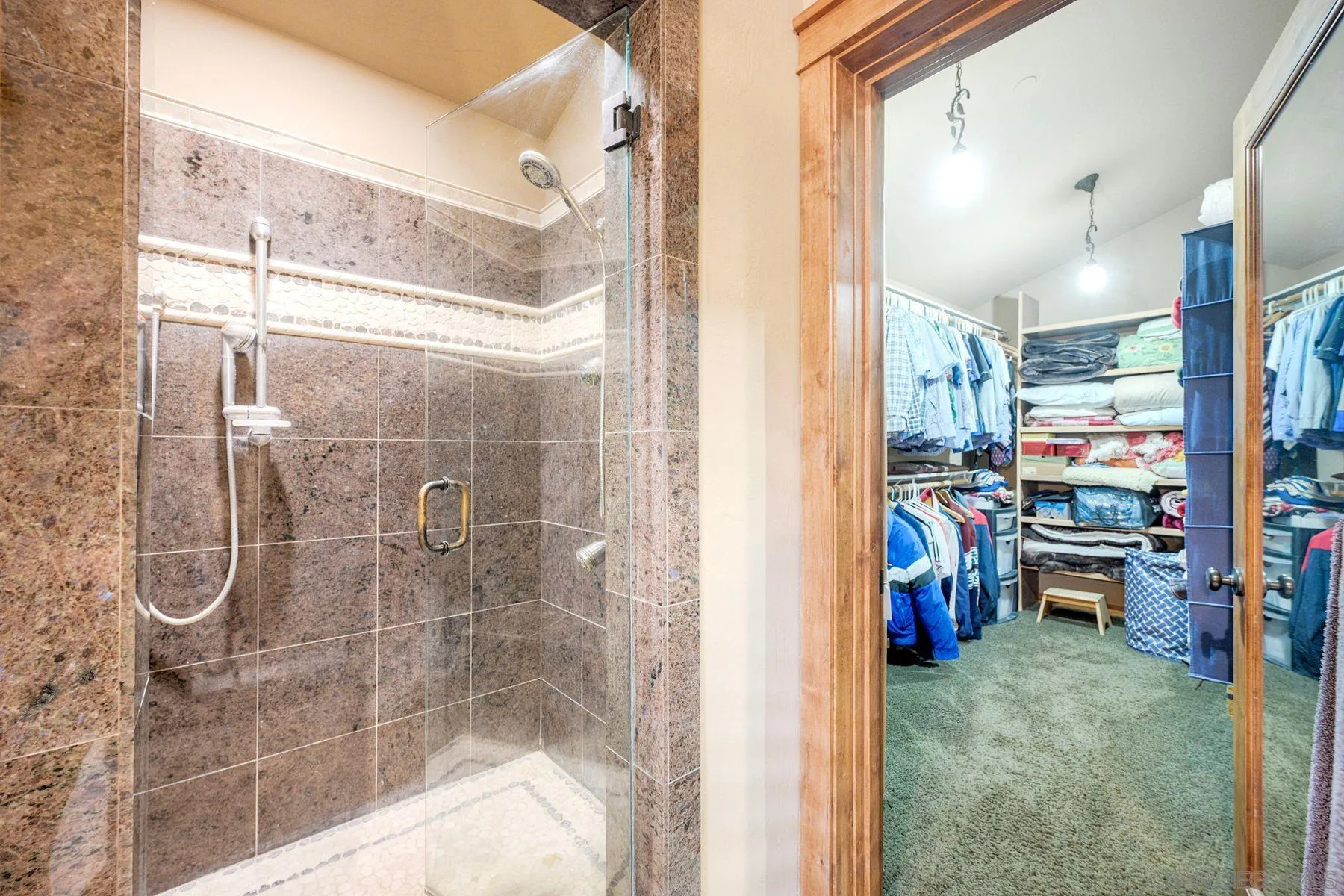 1055 West Incense Cedar Road Julian, CA 92036 - Photo 24 of 56 a bathroom with a shower