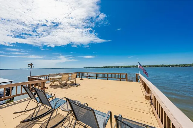 a view of ocean from a balcony