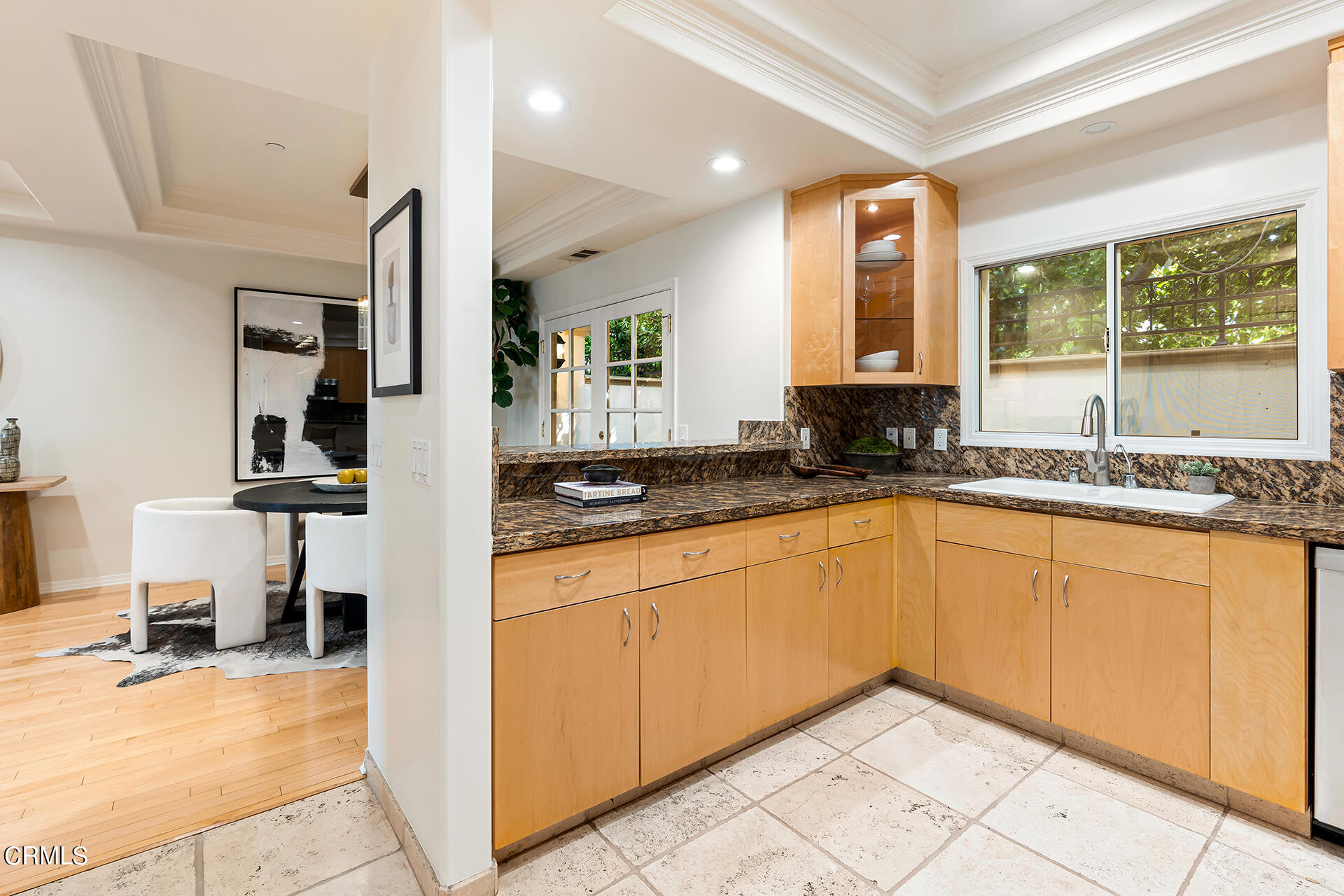 332 Allendale Road, Unit 2 Pasadena, CA 91106 - Photo 9 of 28 a large kitchen with granite countertop a sink and a stove top oven