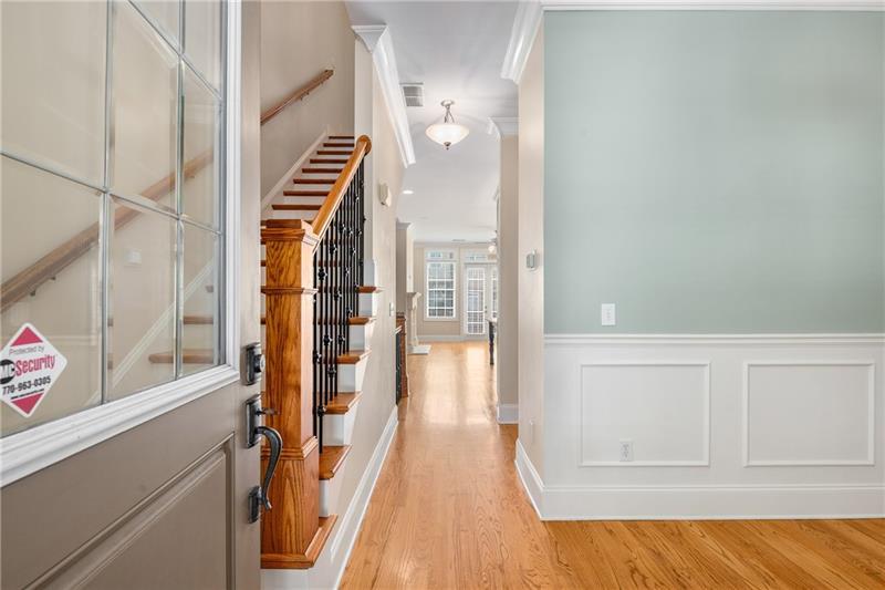 1420 Briarhaven Trail Atlanta, GA 30319 - Photo 2 of 29 a view of a hallway with wooden floor and staircase