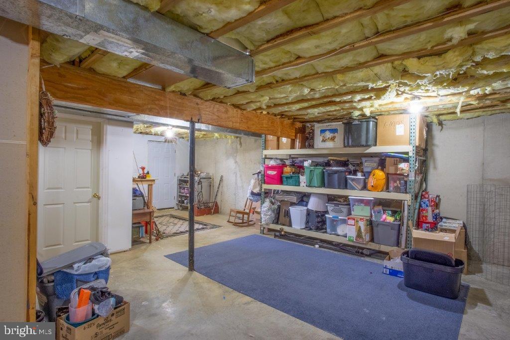661 Stemmers Run Road Earleville, MD 21919 - Photo 28 of 42 Unfinished Area in Basement includes Bilco Doors