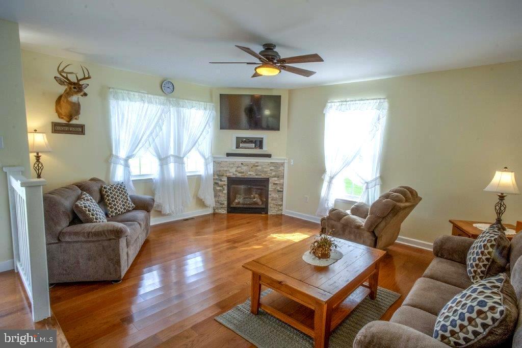 661 Stemmers Run Road Earleville, MD 21919 - Photo 5 of 42 Gorgeous Hardwood Flooring in Living Room