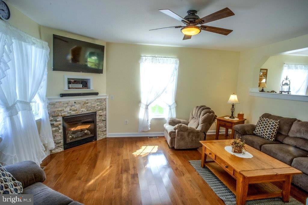661 Stemmers Run Road Earleville, MD 21919 - Photo 6 of 42 Beautiful Stacked Stone Propane Fireplace