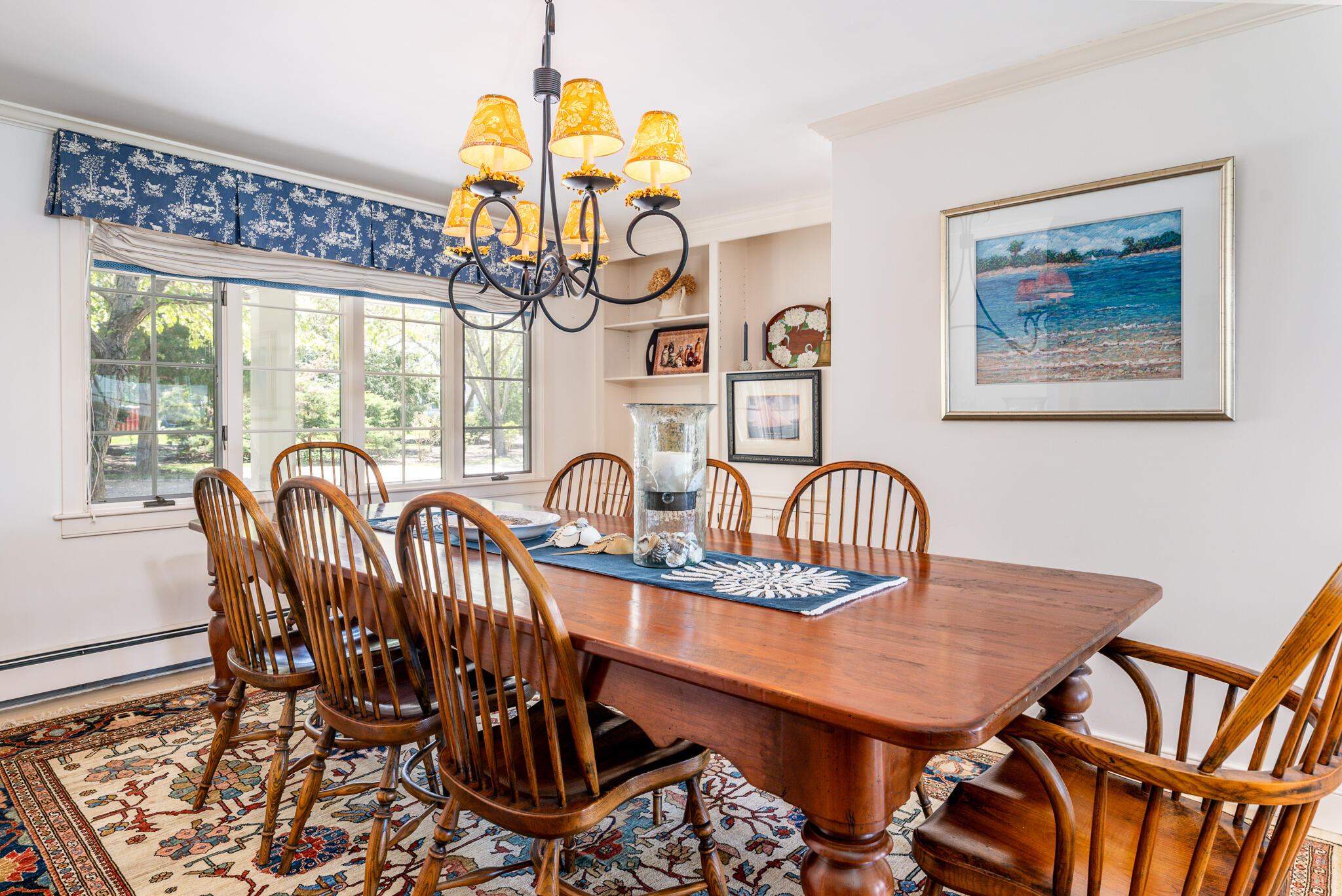 46 Great Bay Road Osterville, MA 02655 - Photo 16 of 54 a view of a dining room with furniture window and wooden floor