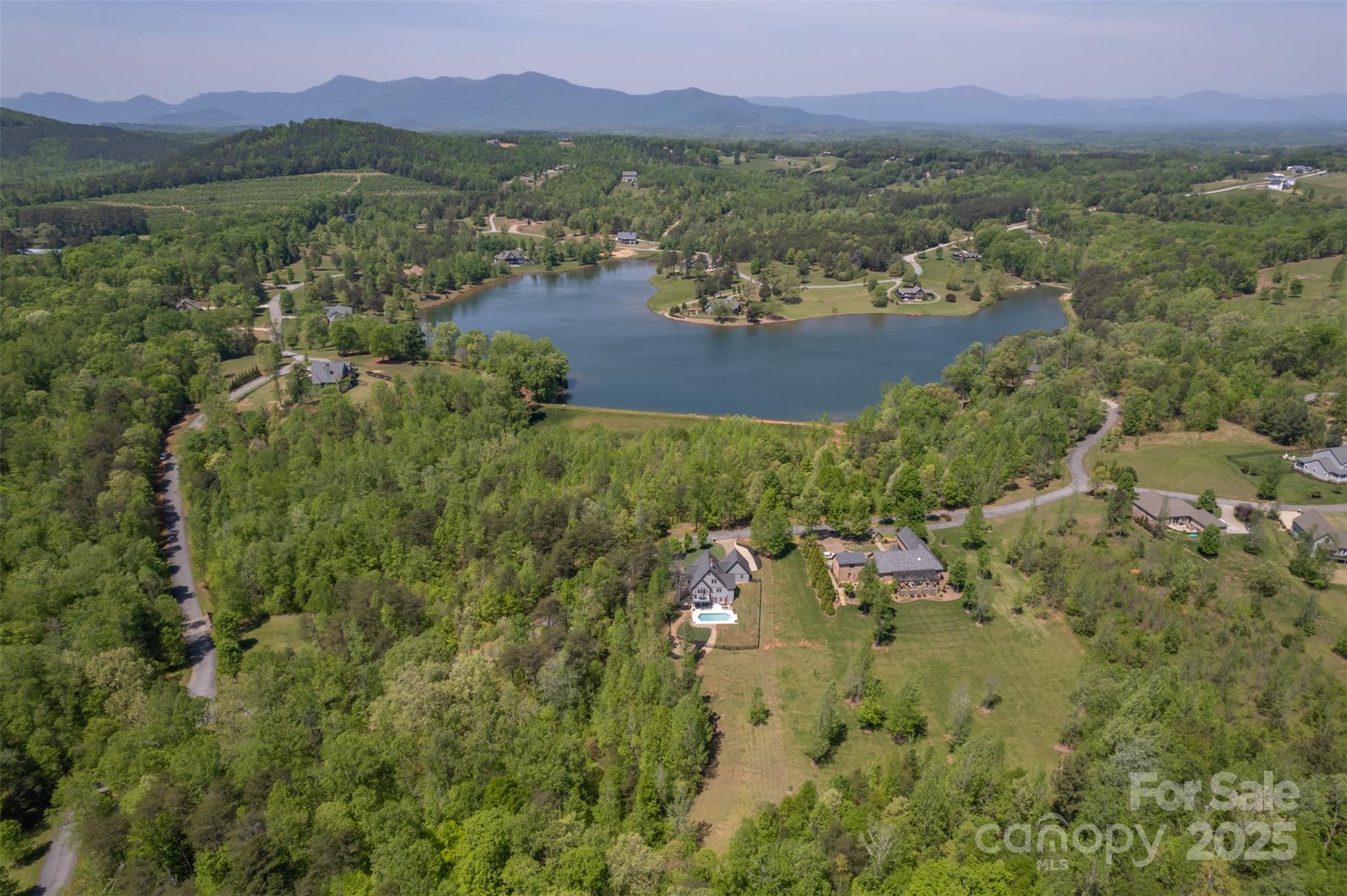 Lot 18 Mapleton Lane, Unit 18 Tryon, NC 28782 - Photo 30 of 30 a view of lake and mountain