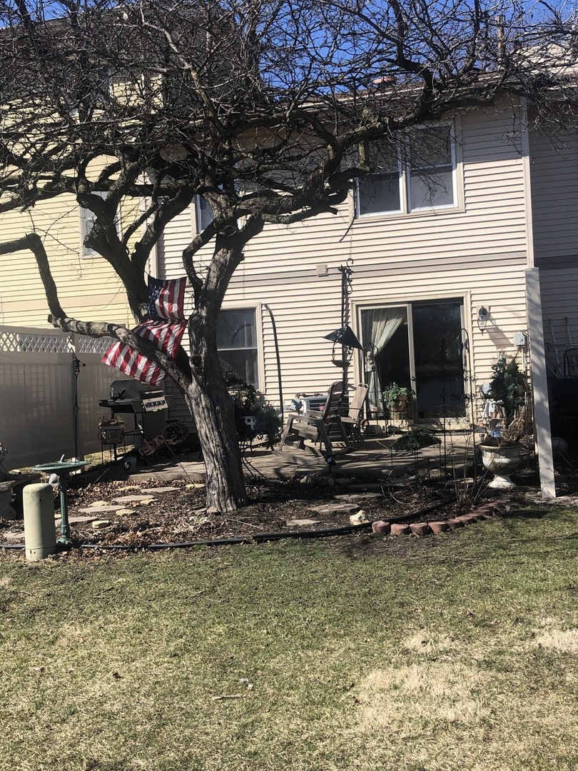 1463 Elder Drive Aurora, IL 60506 - Photo 23 of 32 a view of a backyard with plants and large tree