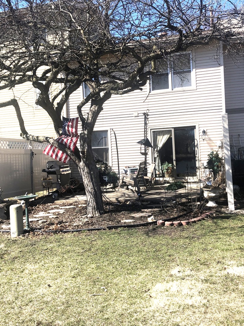 1463 Elder Drive Aurora, IL 60506 - Photo 30 of 32 a view of a house with a yard fire pit and large tree
