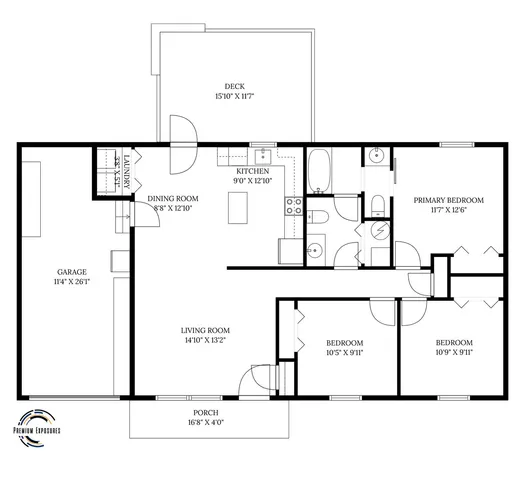 $225,000 | 2116 Robin Road, Mahomet, IL 61853