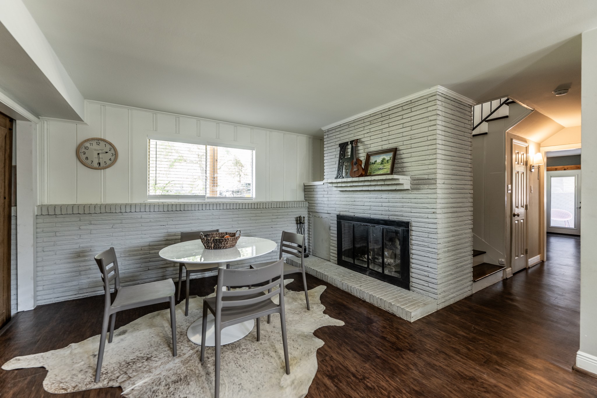 2120 Ave R Huntsville, TX 77340 - Photo 6 of 31 a living room with furniture and a fireplace