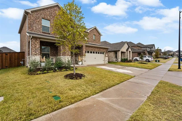 a view of house with yard outdoor seating and barbeque oven