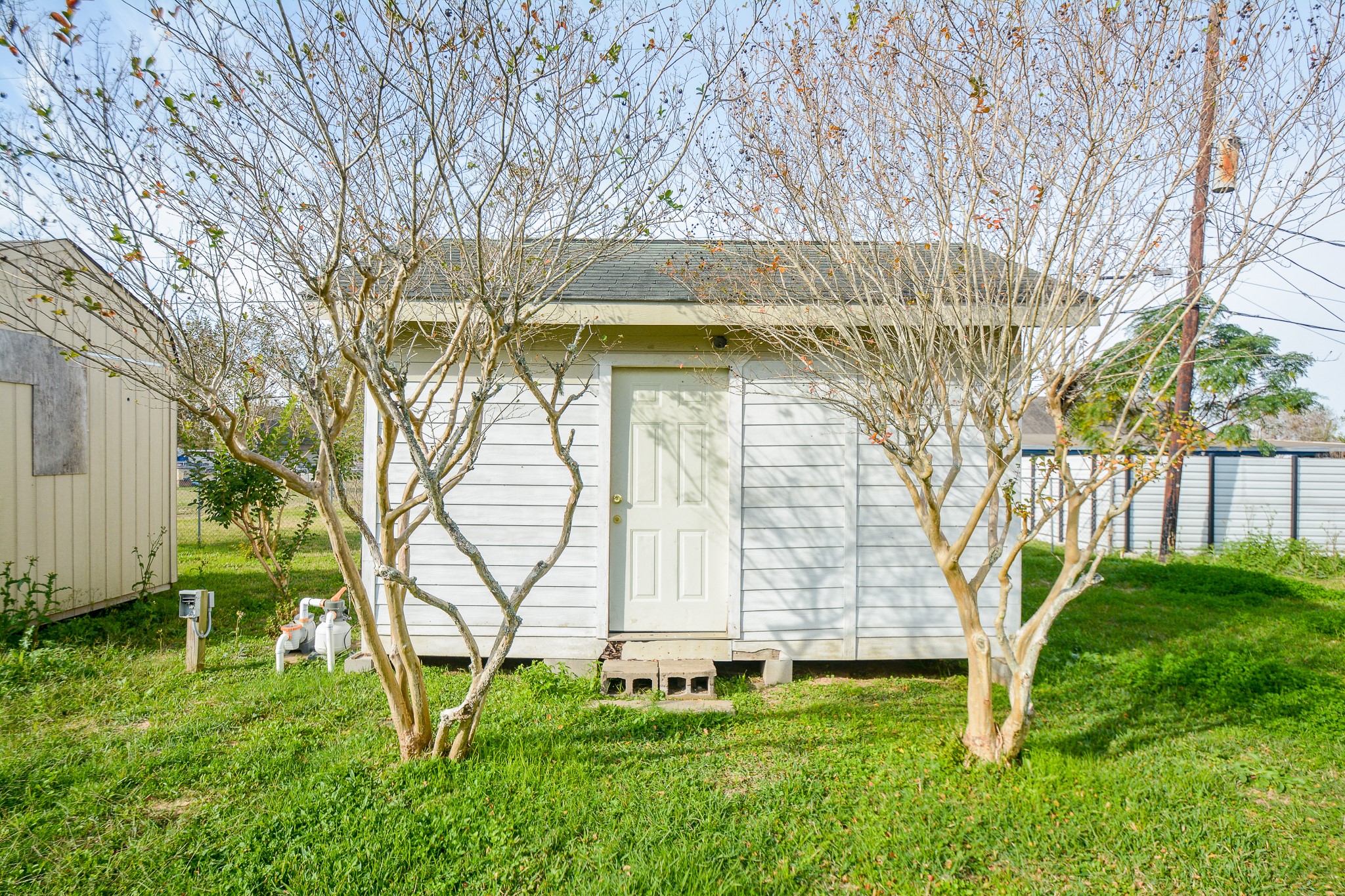3610 Alice Street Fresno, TX 77545 - Photo 24 of 26 a view of a yard with plants and a bench