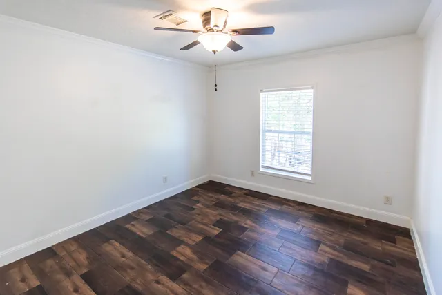 wooden floor in an empty room