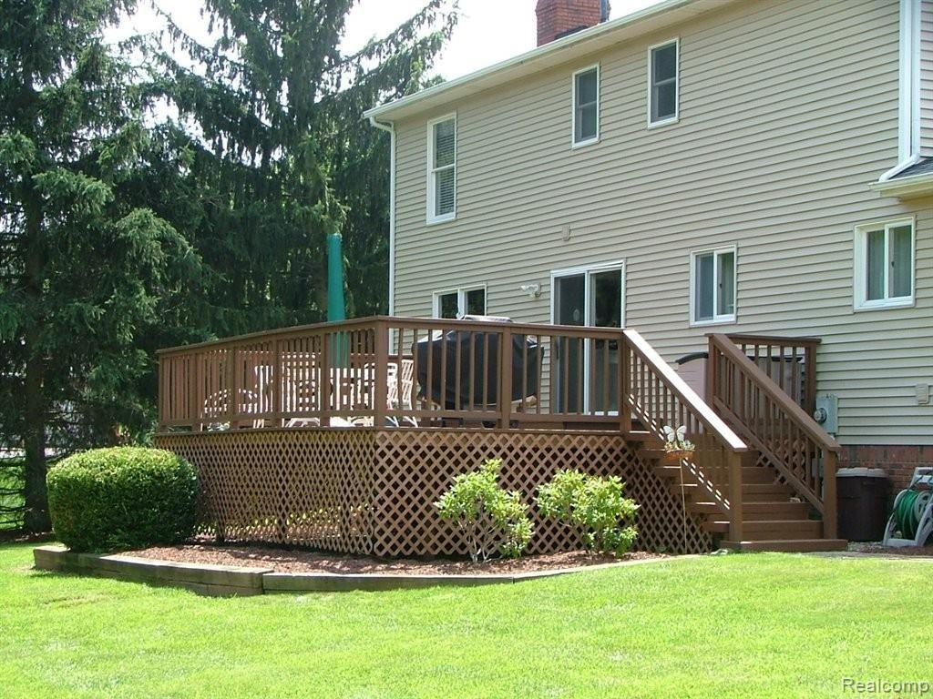 4071 Van Amberg Road Brighton, MI 48114 - Photo 4 of 25 Raised Rear Deck