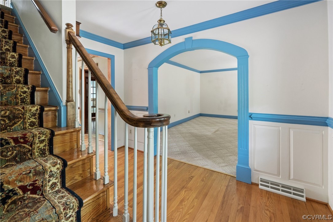11100 Golden Leaf Road Chester, VA 23831 - Photo 3 of 39 a view of an entryway with wooden floor
