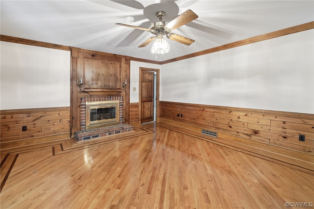 11100 Golden Leaf Road Chester, VA 23831 - Photo 7 of 39 a view of a kitchen with wooden floor and electronic appliances