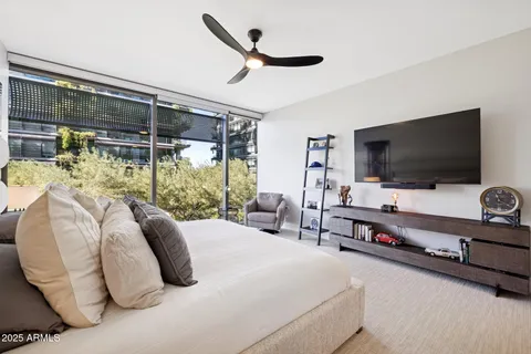 a bathroom with a double vanity sink and mirror
