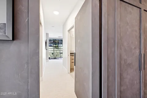 a view of city with balcony