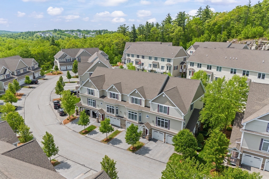 an aerial view of multiple houses