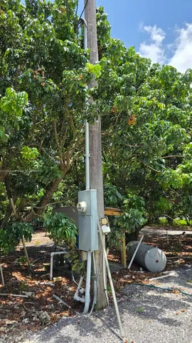 a house view with a backyard space