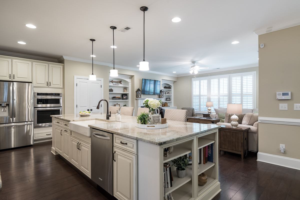 Open living kitchen