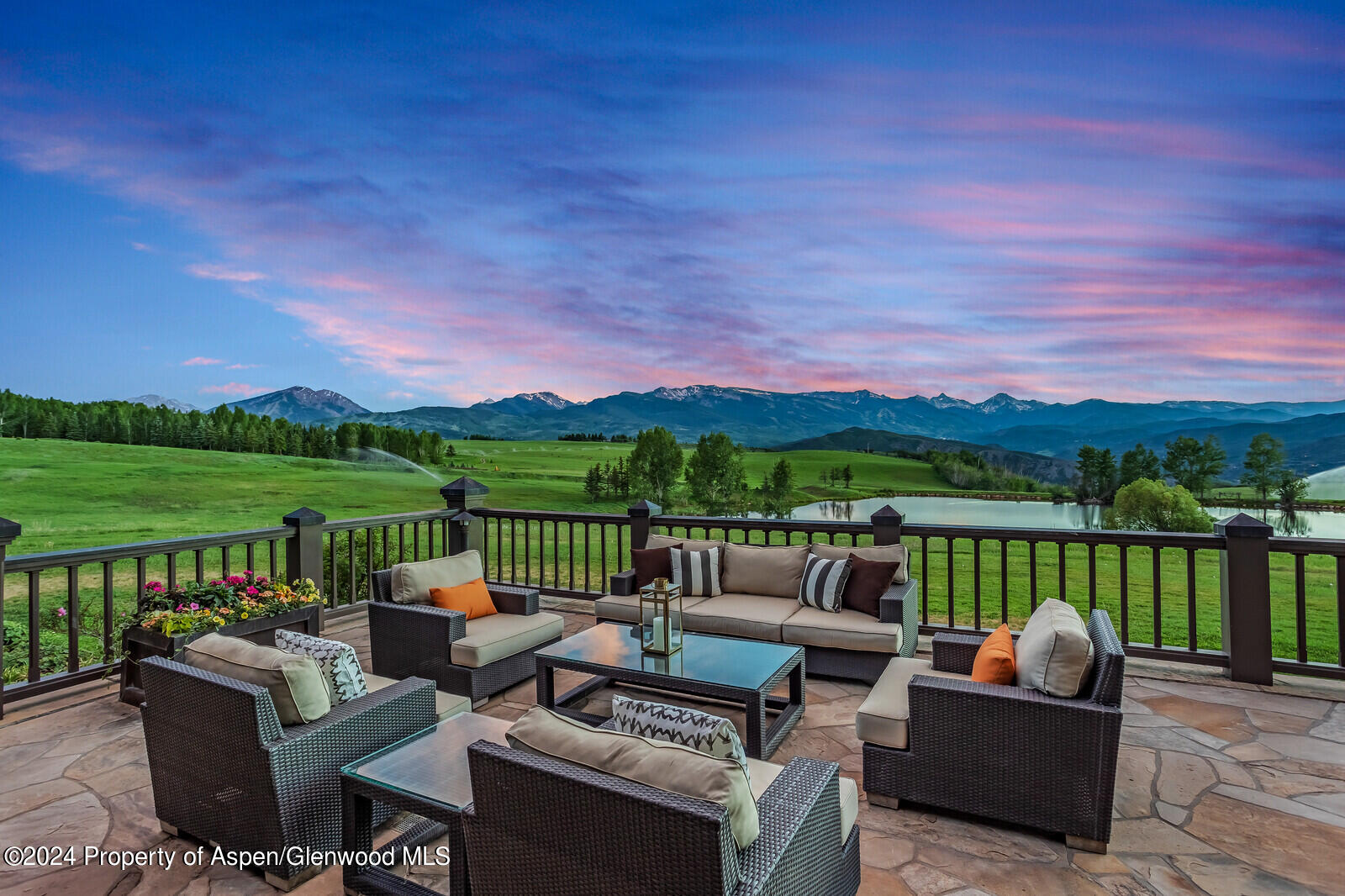 1200 Kessler Drive Aspen, CO 81612 - Photo 13 of 58 a view of a patio with couches chairs and a yard