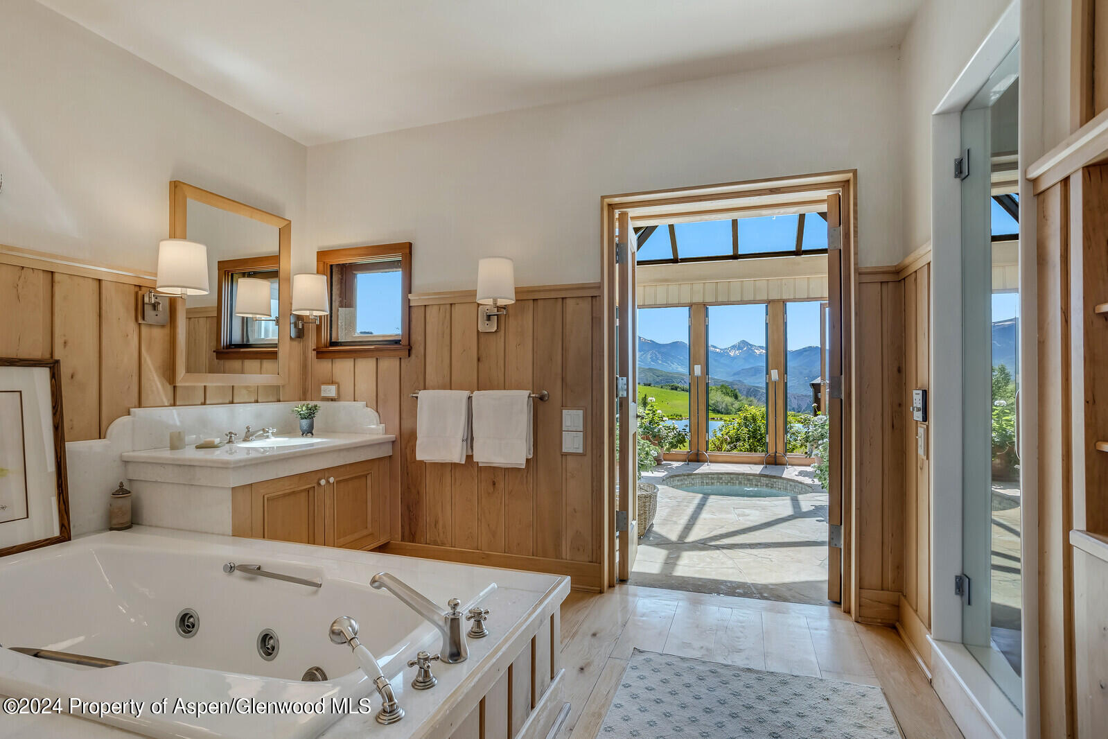 1200 Kessler Drive Aspen, CO 81612 - Photo 30 of 58 a bathroom with a tub and a shower
