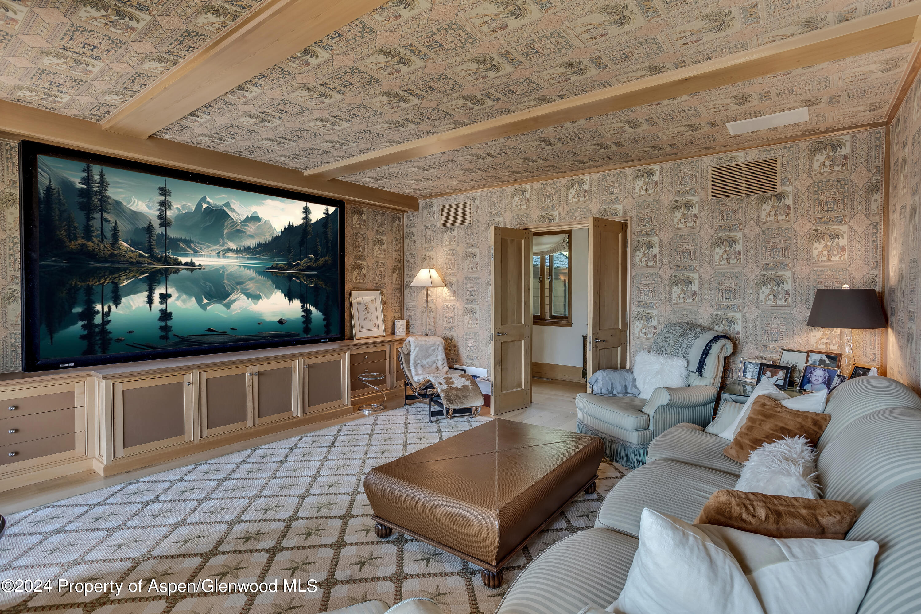 1200 Kessler Drive Aspen, CO 81612 - Photo 31 of 58 a living room with furniture a rug and outdoor view