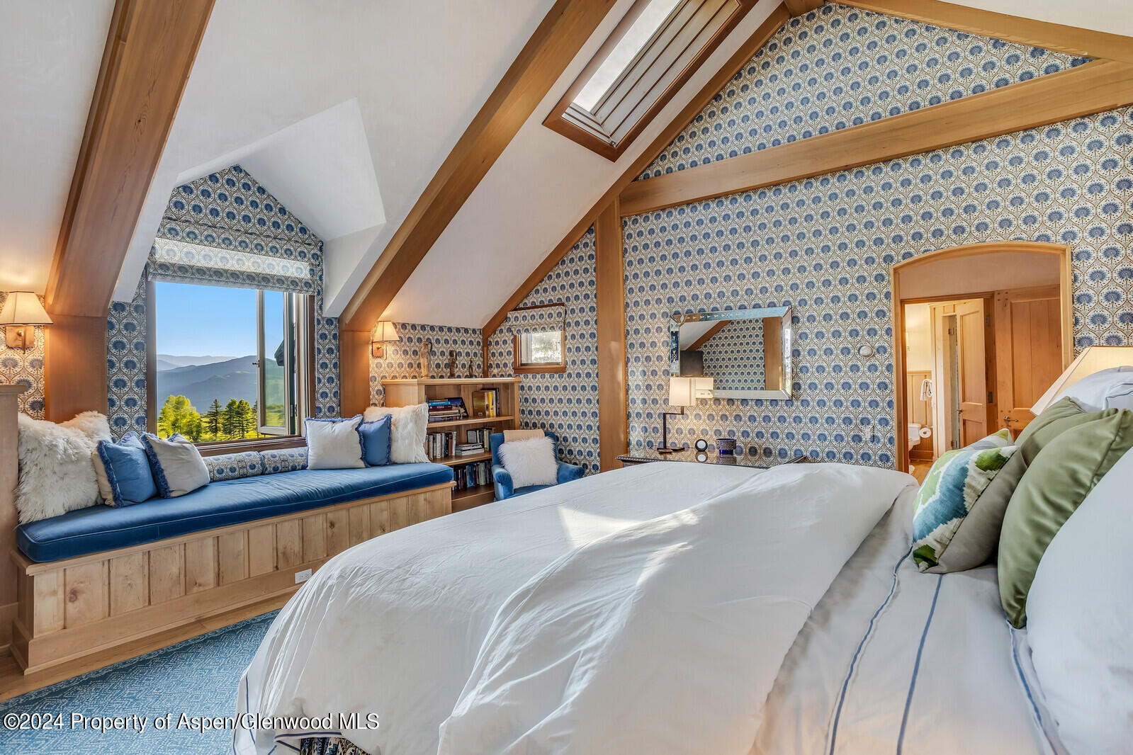 1200 Kessler Drive Aspen, CO 81612 - Photo 36 of 58 a bedroom with bed and window