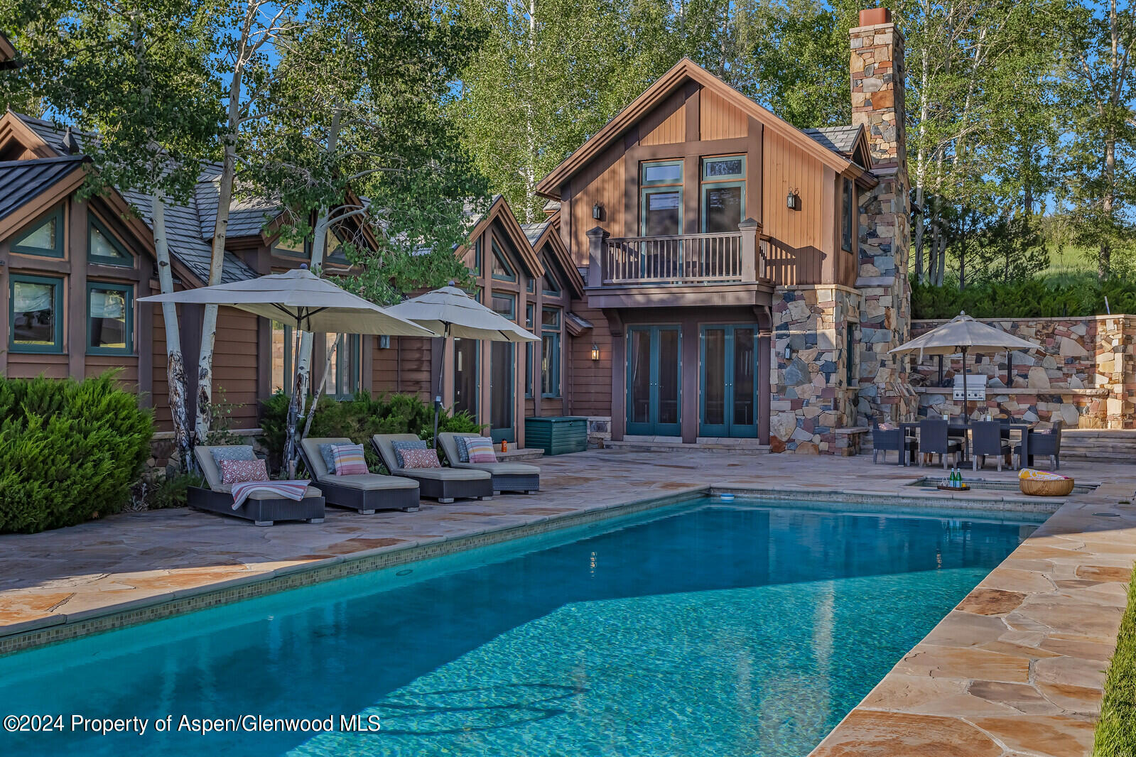 1200 Kessler Drive Aspen, CO 81612 - Photo 5 of 58 a front view of house with yard and outdoor seating