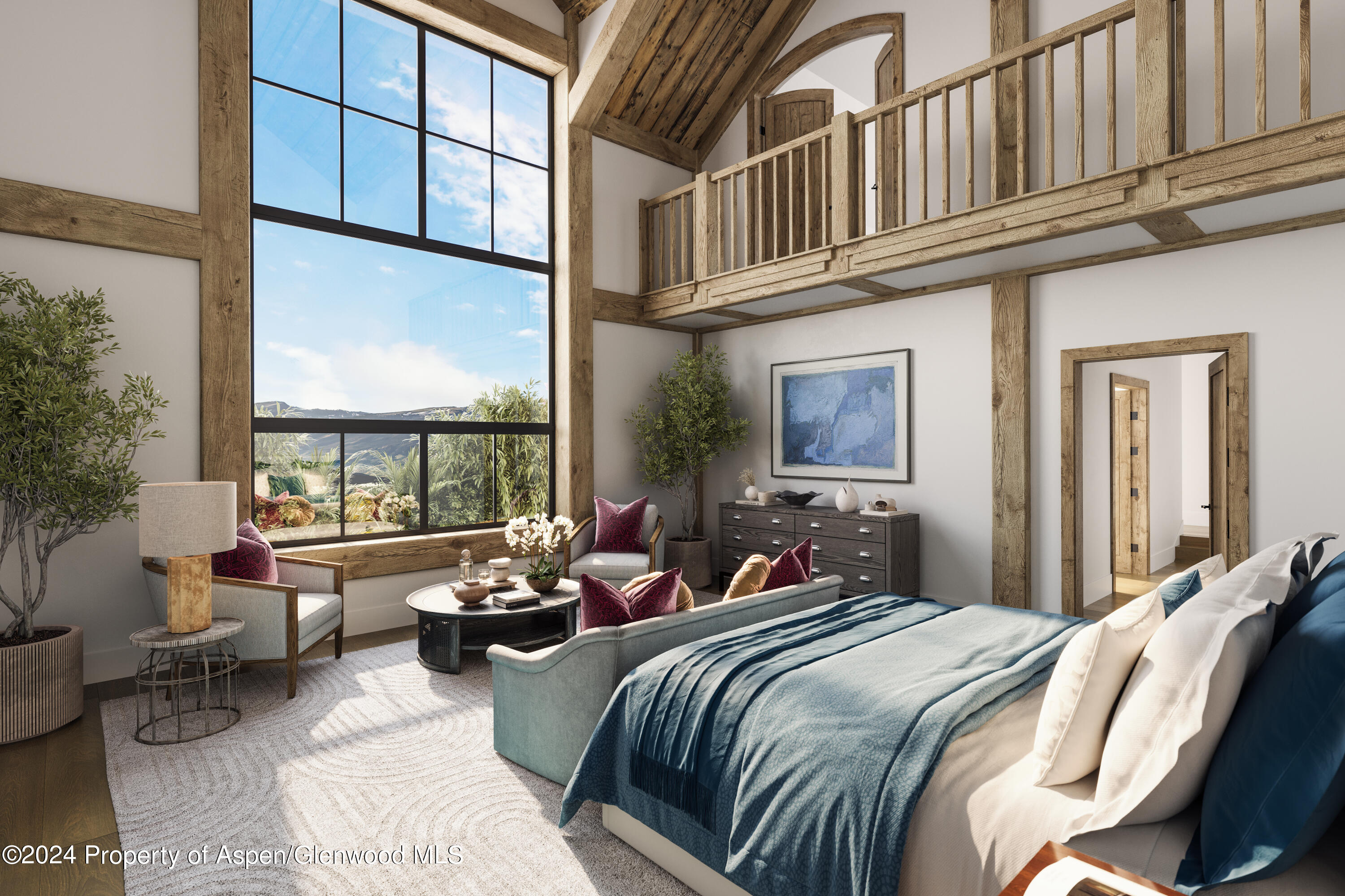 1200 Kessler Drive Aspen, CO 81612 - Photo 57 of 58 a bed room with two beds and a large window