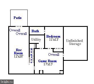 13604 Turnmore Road Silver Spring, MD 20906 - Photo 50 of 50 Floor plan Basement