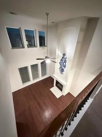 a living room with furniture and flat screen tv