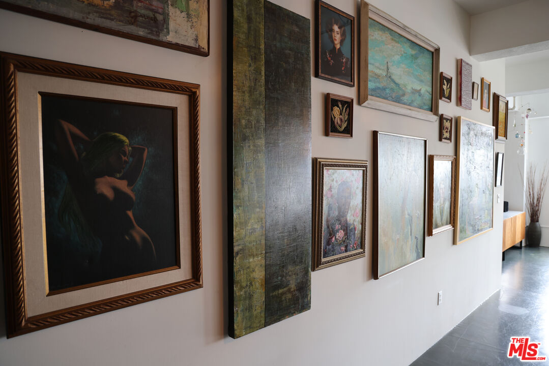 849 South Broadway, Unit 906 Los Angeles, CA 90014 - Photo 35 of 65 a view of a hallway with a fireplace